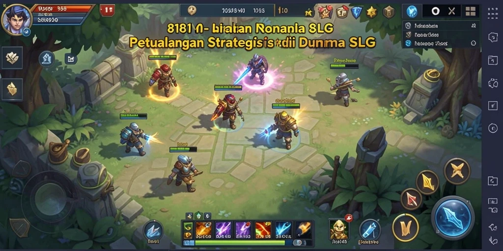 Cuplikan gameplay 8180 menunjukkan pertempuran epik antara kerajaan.