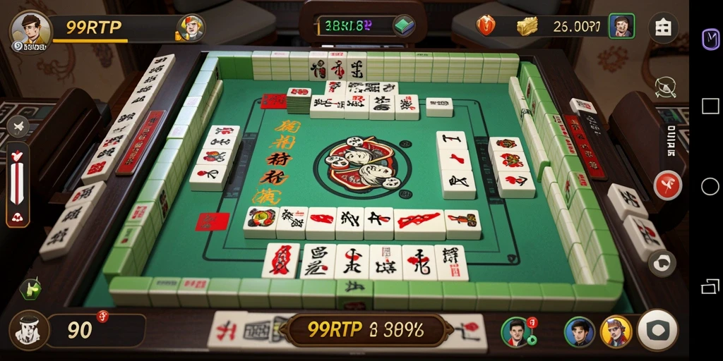Screenshot gameplay Mahjong yang sangat seru dan menarik.