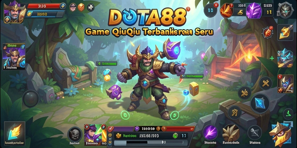 Screenshot gameplay DOTA88 menampilkan moment seru permainan QiuQiu.