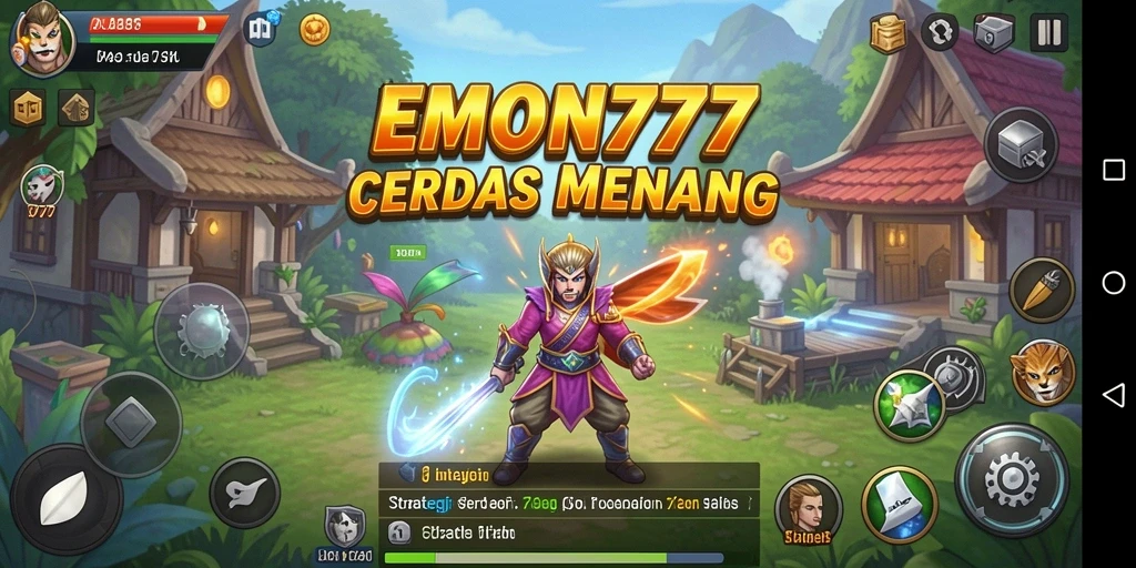 Screenshot gameplay EMON777, menunjukkan strategi dalam aksi.