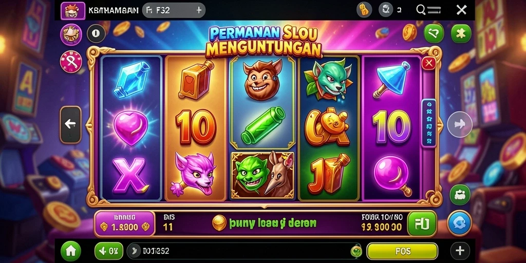 Menampilkan gameplay menarik dari game Slot F32 dengan efek visual menakjubkan.