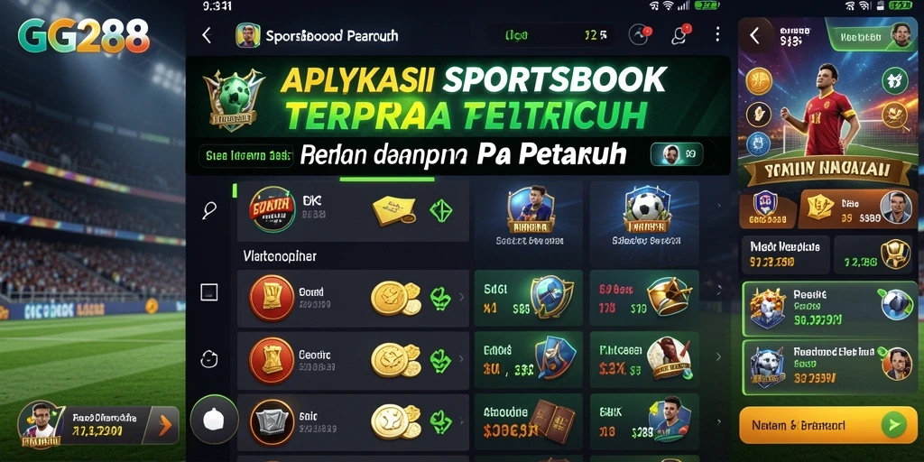 Tampilan menarik dari gameplay sportsbook GG288 yang memukau.