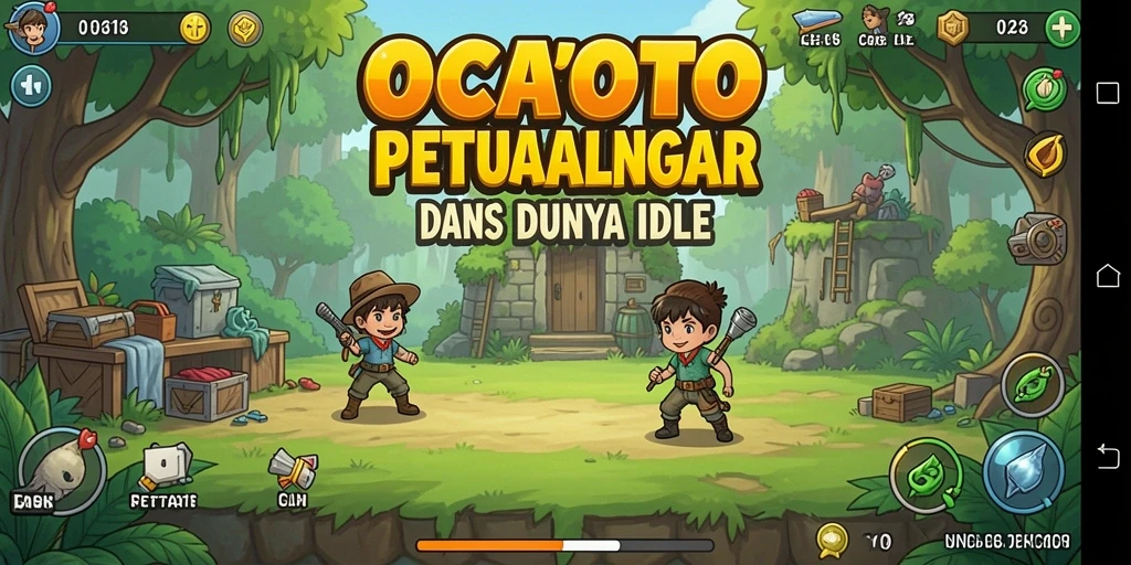 Screenshot menampilkan gameplay OCATOTO yang penuh warna dan menghibur.