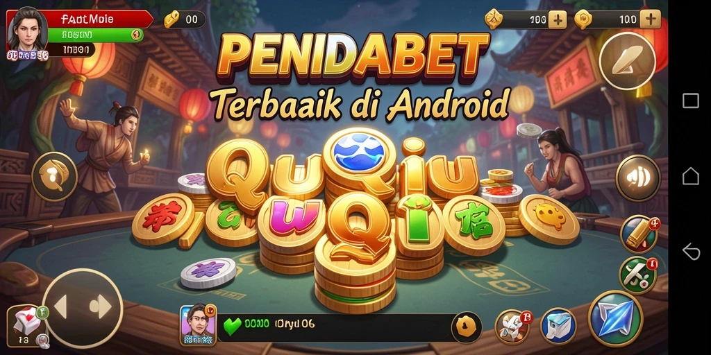 Tampilan seru gameplay QiuQiu di PENIDABET.