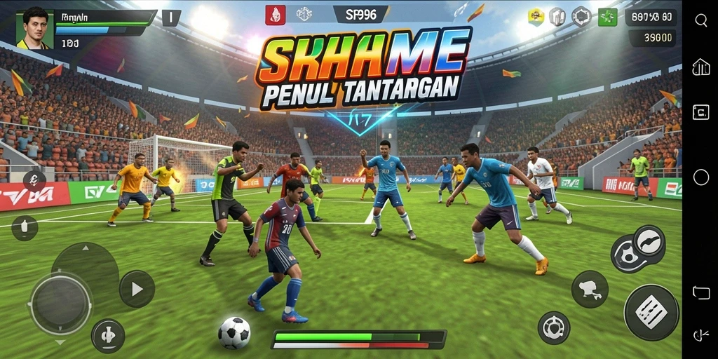 Tampilan gameplay seru dari SR996 yang menunjukkan aksi olahraga nyata.